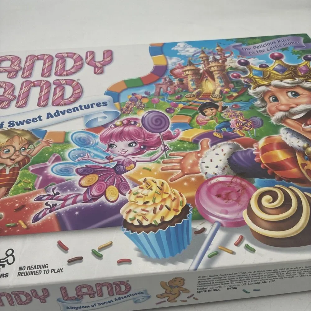 CANDY LAND Board Game 100% COMPLETE 2010 CANDYLAND